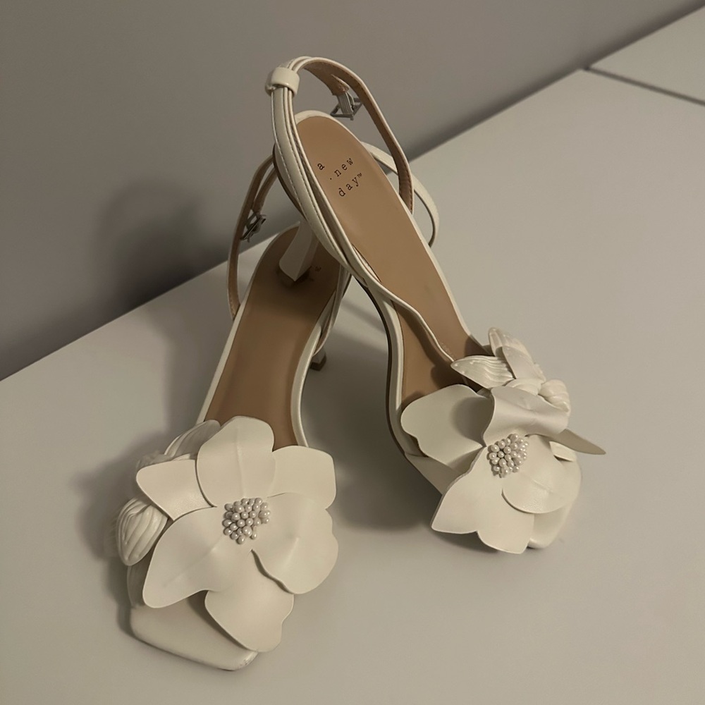 a new day flower heels
